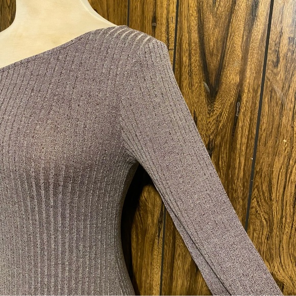 A New Day Gray Long Sleeve Knit Dress - Picture 5 of 10
